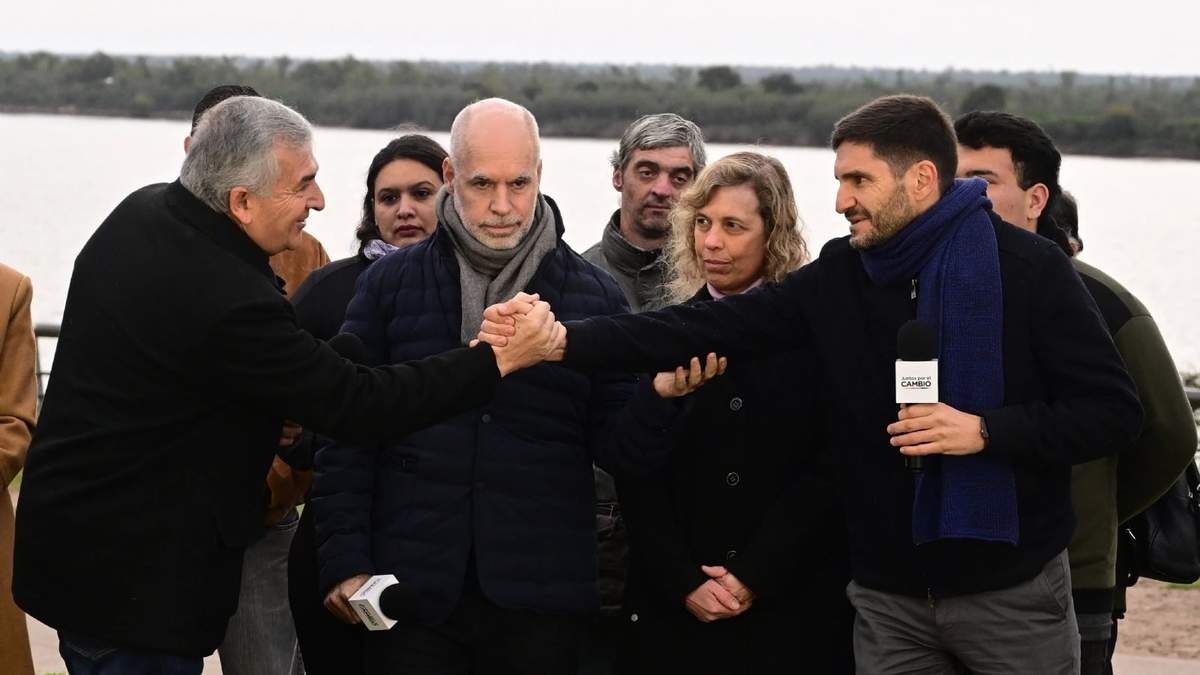 Horacio Rodríguez Larreta presentó su plan de seguridad en Rosario. Fuente: (Twitter)