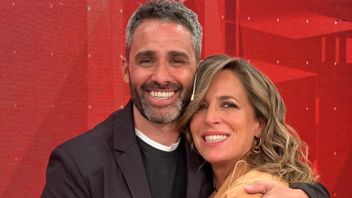 El Pollo Álvarez y Sandra Borghi, conductores de "Nosotros a la Mañana". Fuente: (Instagram).