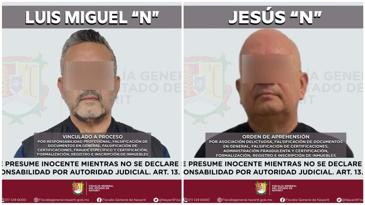 Los dos notarios bajo proceso en Nayarit
