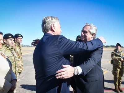 Alberto Fernández llegó a La Pampa para supervisar el proyecto Capitales Alternas