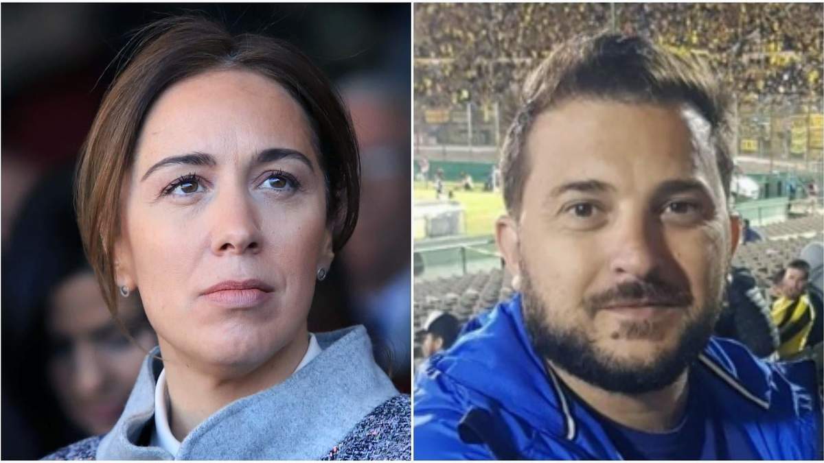 María Eugenia Vidal y Diego Brancatelli. Fuente: (Twitter)
