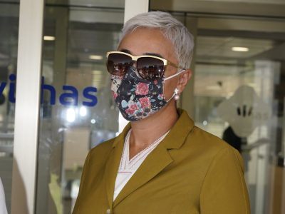 Ana María Aldón se vio cara a cara con el diseñador que la denunció por estafa