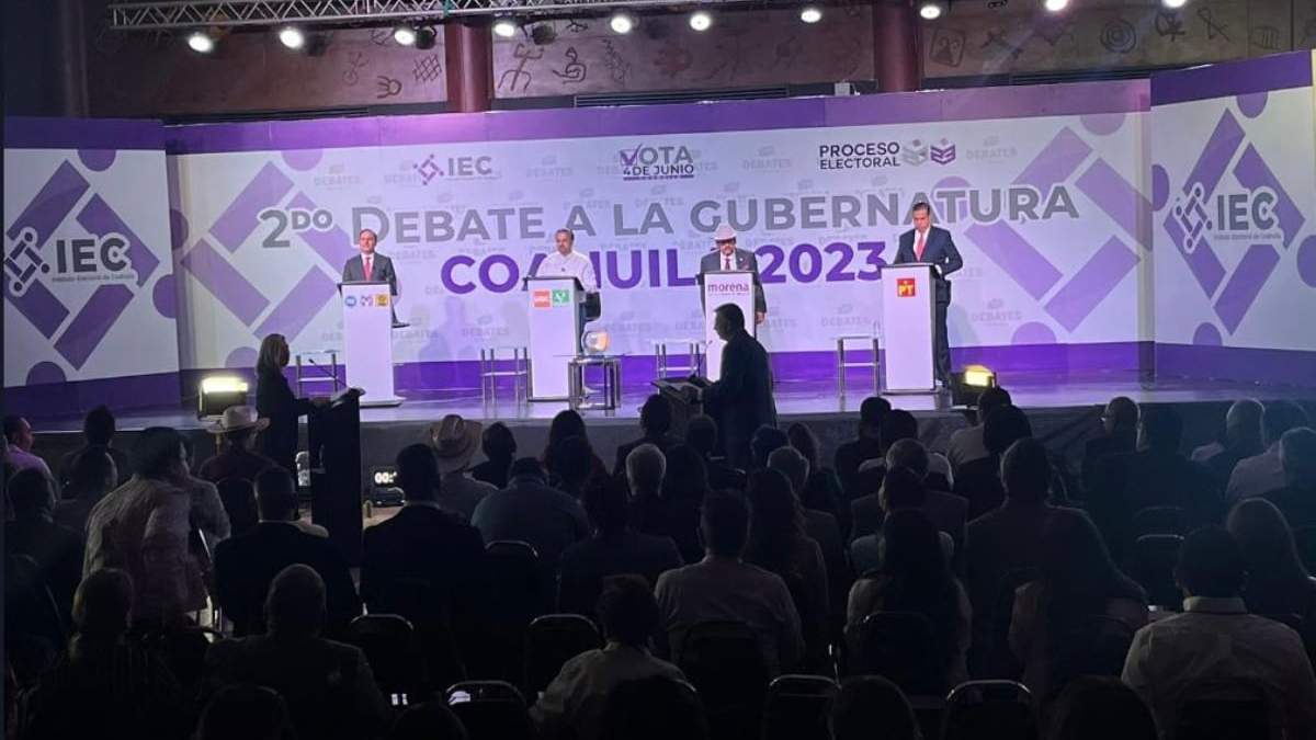 Debate entre los candidatos al gobierno de Coahuila
