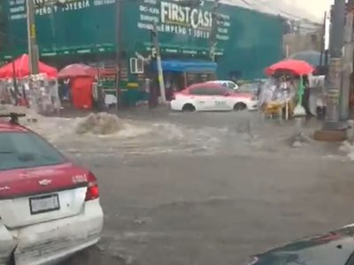 Lluvias causan afectaciones en ocho colonias de Tláhuac e Iztapalapa (Videos)