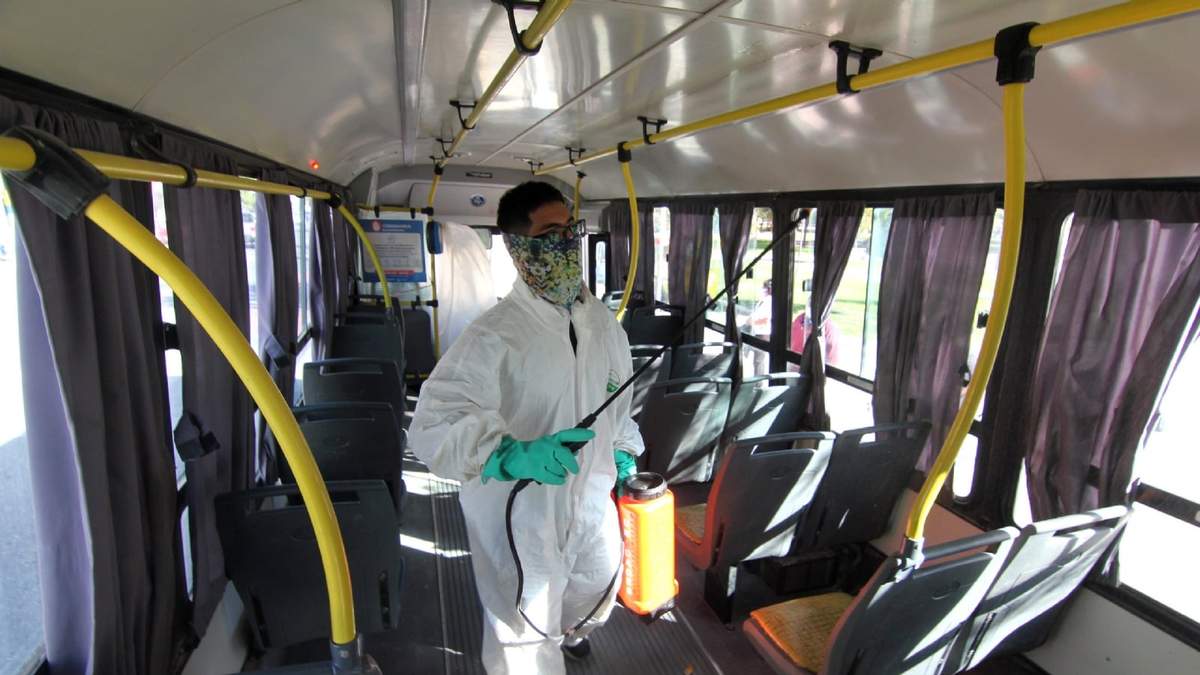 Uso del colectivo en pandemia. Fuente: (Twitter)
