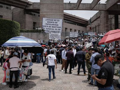 Trabajadores del PJF inician paro nacional contra la reforma judicial de AMLO (Video)