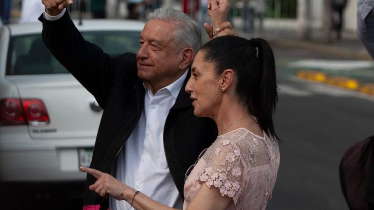 Andrés Manuel López Obrador y Claudia Sheinbaum
