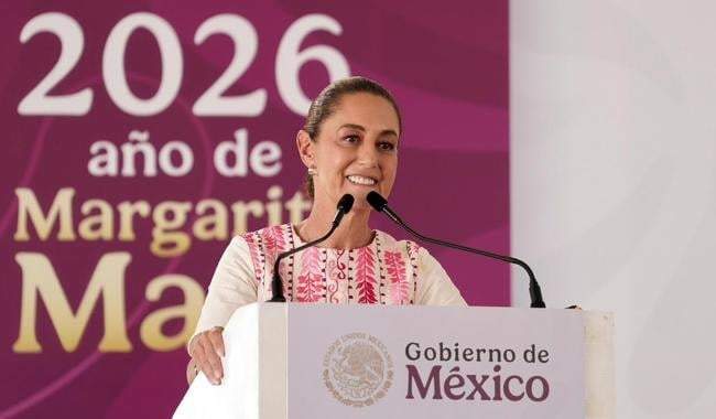 La presidenta Claudia Sheinbaum Pardo en Comondú, Baja California