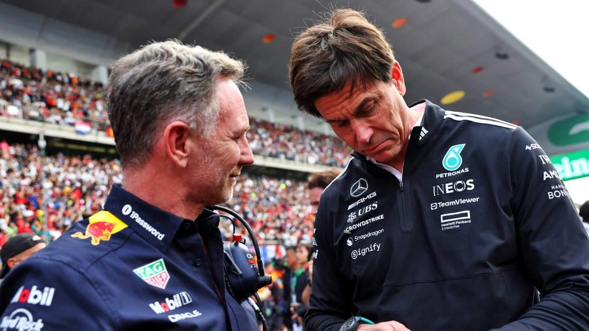 Christian Horner y Toto Wolff Fuente: (X)