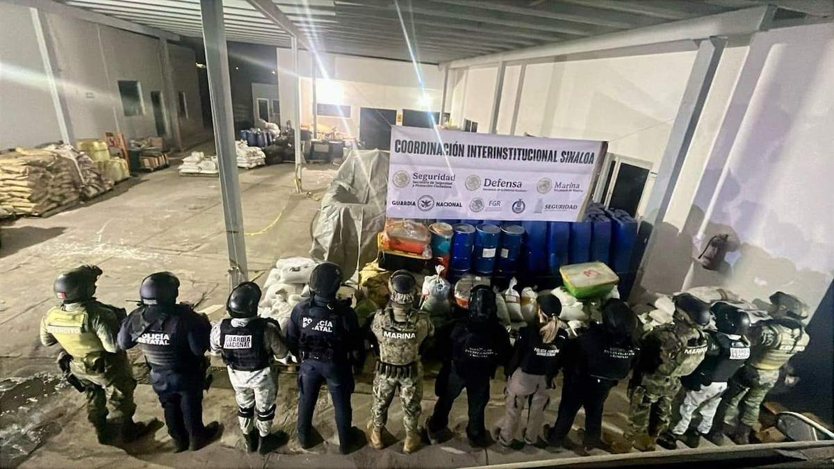 Se localizaron inmuebles que eran utilizados para la elaboración y distribución de sustancias ilícitas