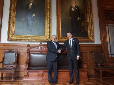 AMLO y Mauricio Kuri abordan avances del acueducto III y la sequía en Querétaro