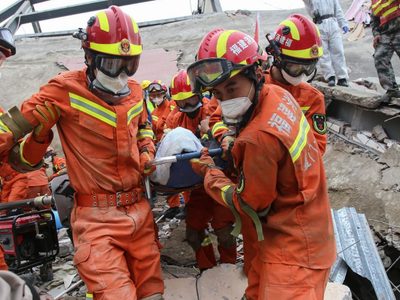 Aumenta el número de muertes en China tras el derrumbe de un hotel turístico