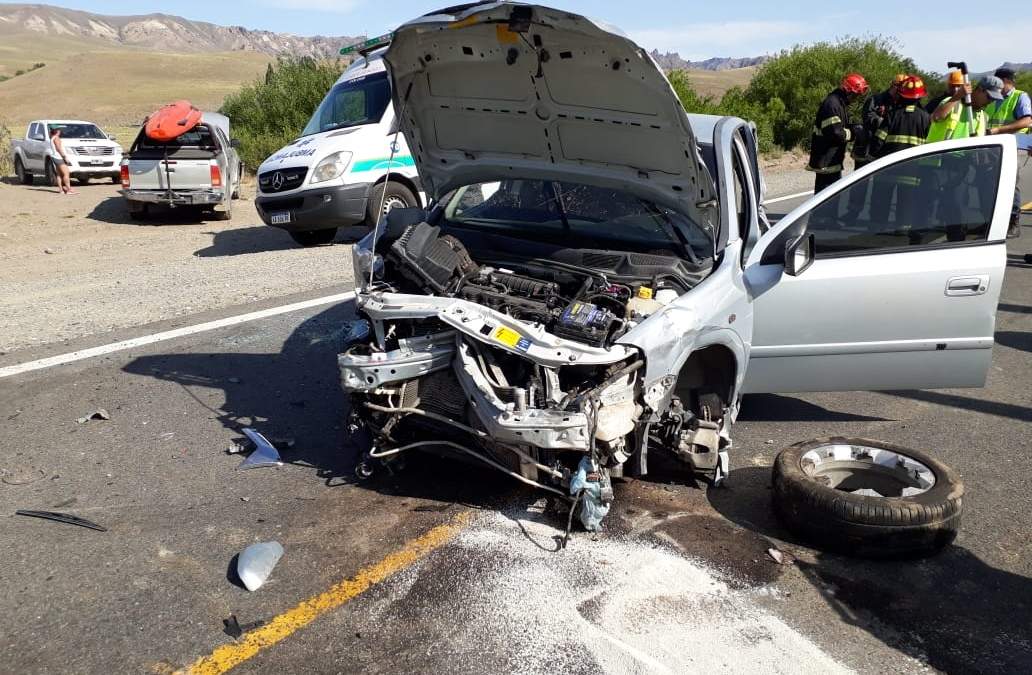 Accidente sobre ruta 237  Fuente: (Twitter)