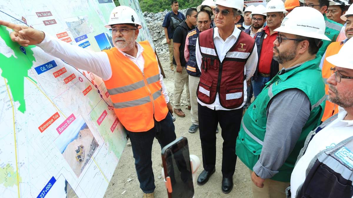 Supervisa gobernador avance de carretera Mante-Ocampo-Tula