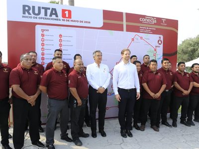 Pone en marcha Américo histórica modernización del transporte público en Tamaulipas