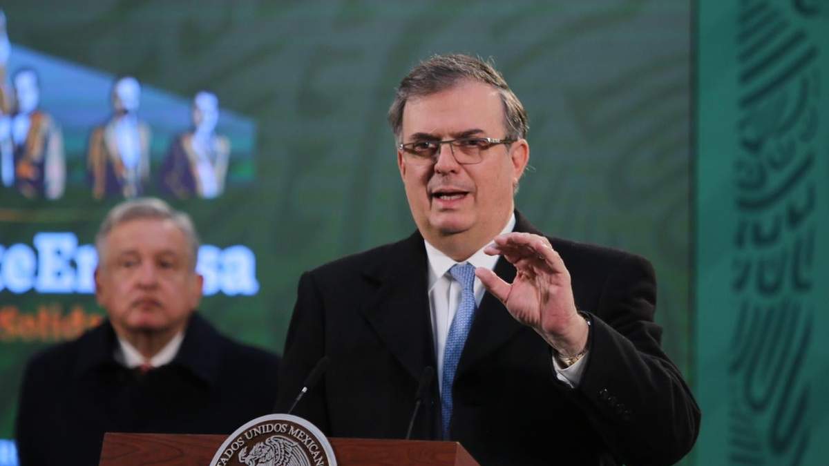El canciller Marcelo Ebrard