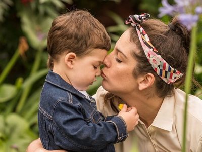 Está practicando: a la espera de su hermanito, Toribio hizo esto y Juana Repetto no pudo resistirlo