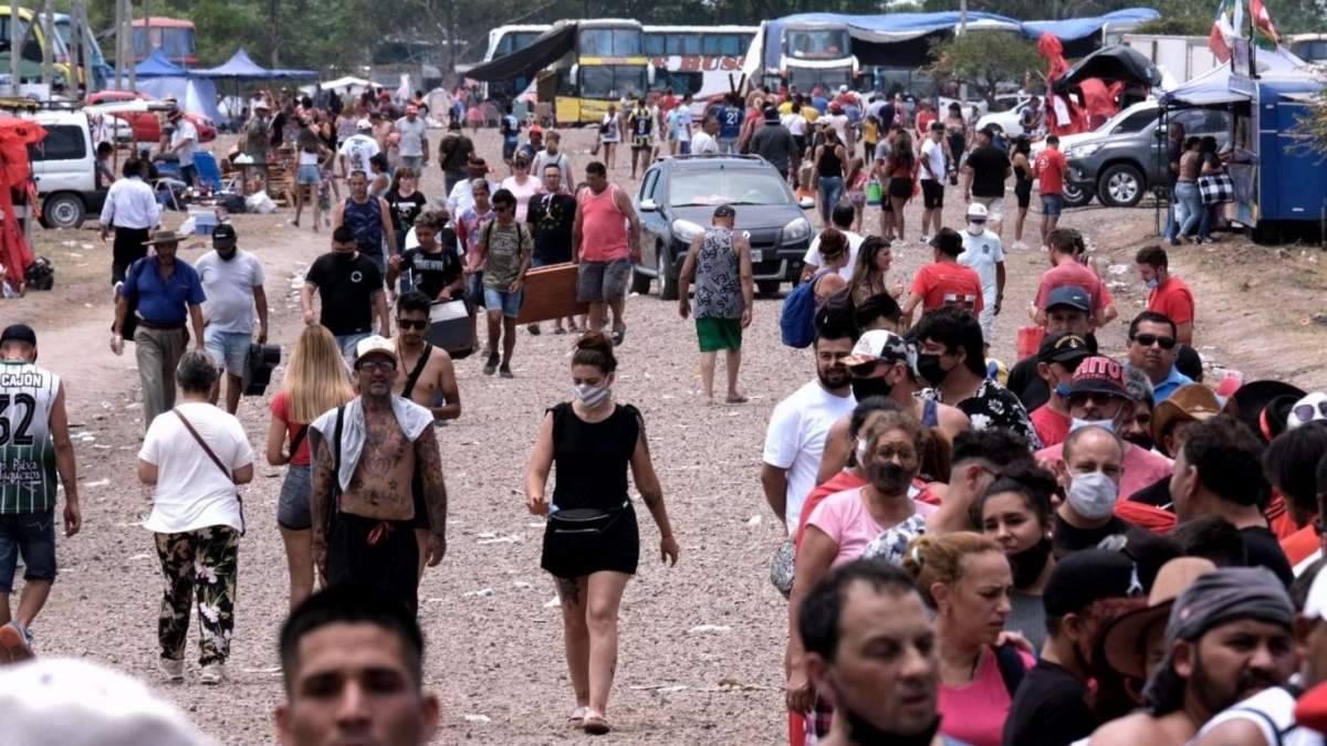 La peregrinación por el Gauchito Gil en Corrientes. Fuente: (Twitter)
