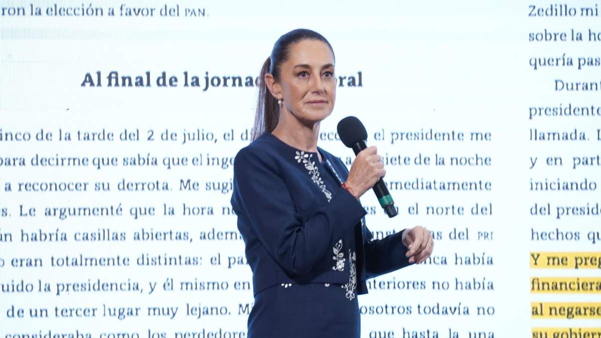 Claudia Sheinbaum en conferencia de prensa