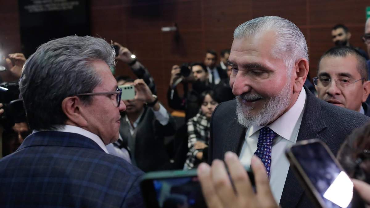 Somos amigos: Ricardo Monreal tras reencontrarse con Adán Augusto López en el Senado