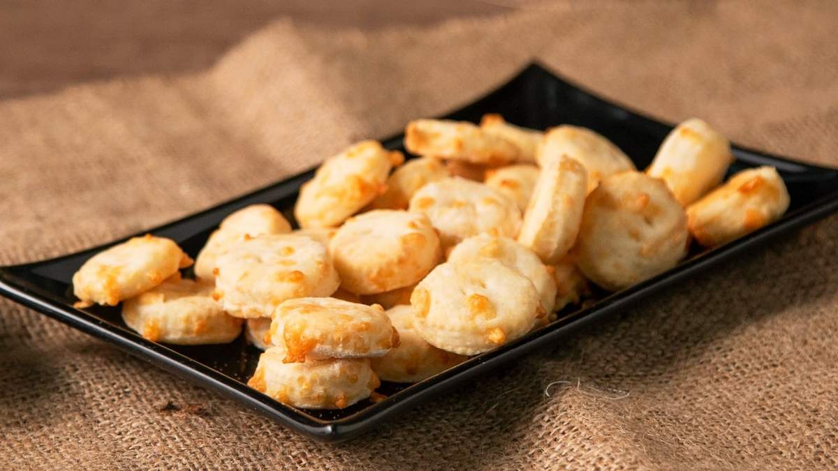 Crackers de queso. Fuente: (Instagram)