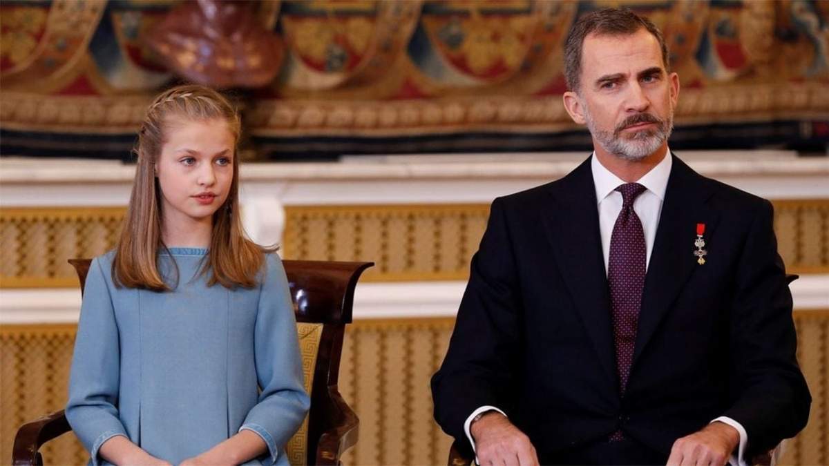 La Princesa Leonor y el Rey Felipe. Fuente: (Instagram)