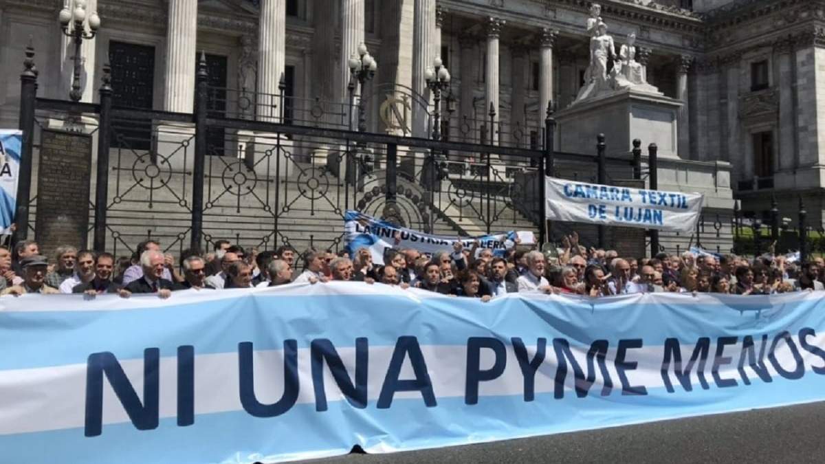 Cierre de pymes en el gobierno de Mauricio Macri. Fuente: (Twitter)