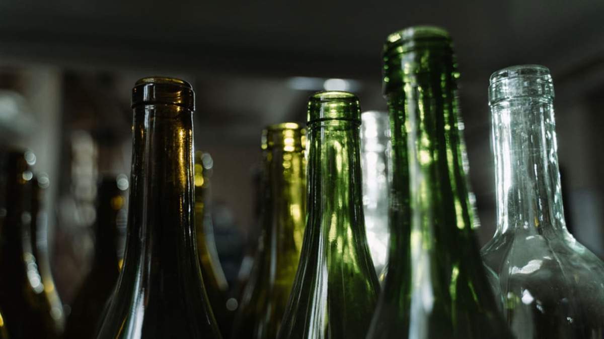 Botellas de vidrio. Fuente: (Instagram).
