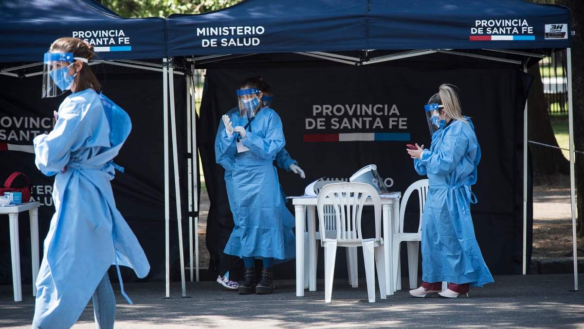 Coronavirus en Santa Fe. Fuente: (Twitter)