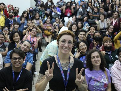 Dana Terrace y Fraser MacLean, leyendas de la animación, en el festival Pixelatl