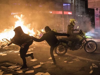 Noche de furia en Colombia se salda con 7 fallecidos y 45 detenidos