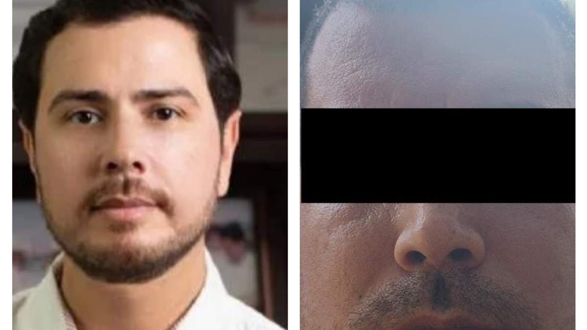 Bernardo Bravo, presidente de la asociación de citricultores del Valle de Apatzingán, y el detenido Rigoberto "N"