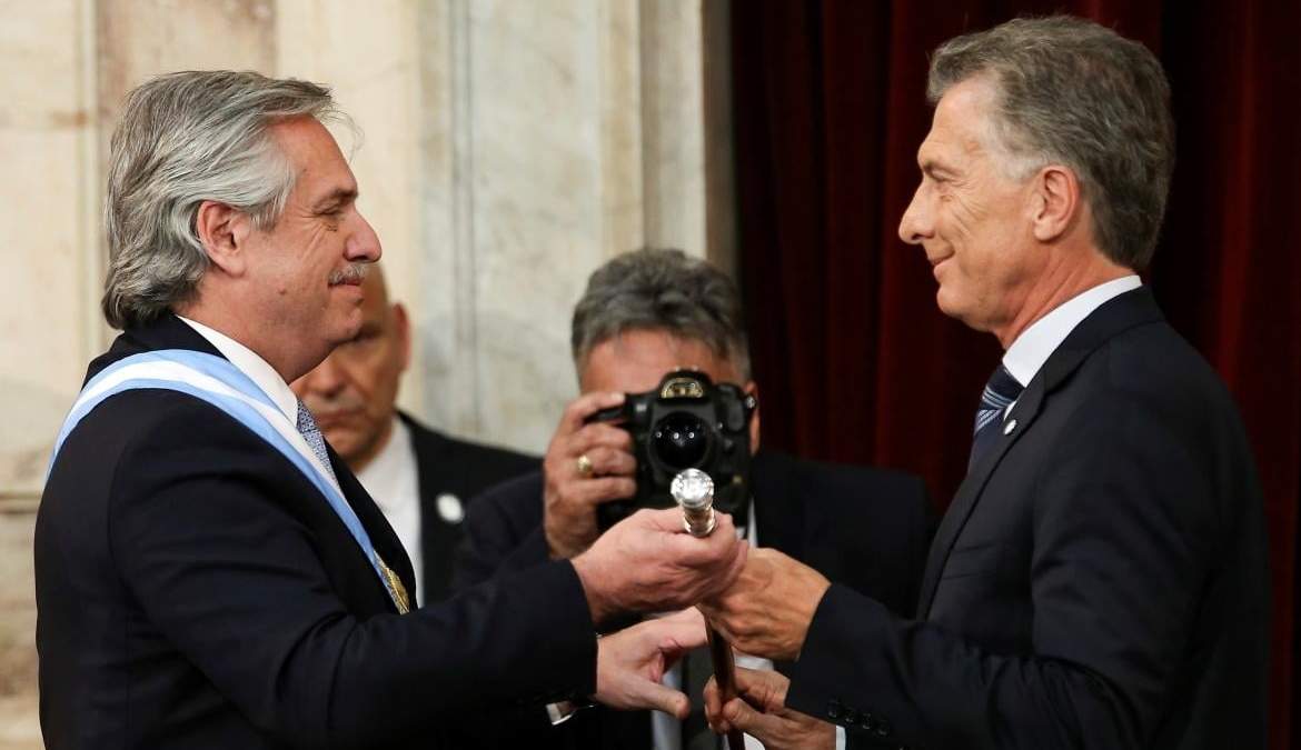 Presidente Alberto Fernández y ex presidente Mauricio Macri. Fuente: (Twitter)