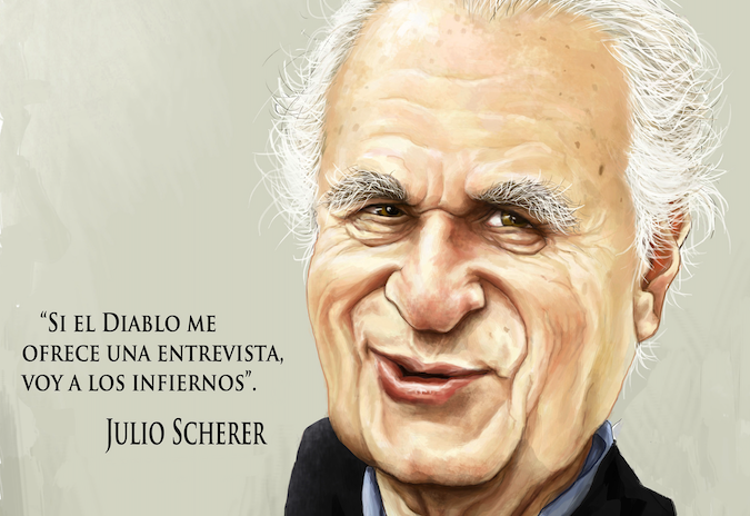 Vista previa de "100 años con don Julio", cartón de José Antonio Rodríguez