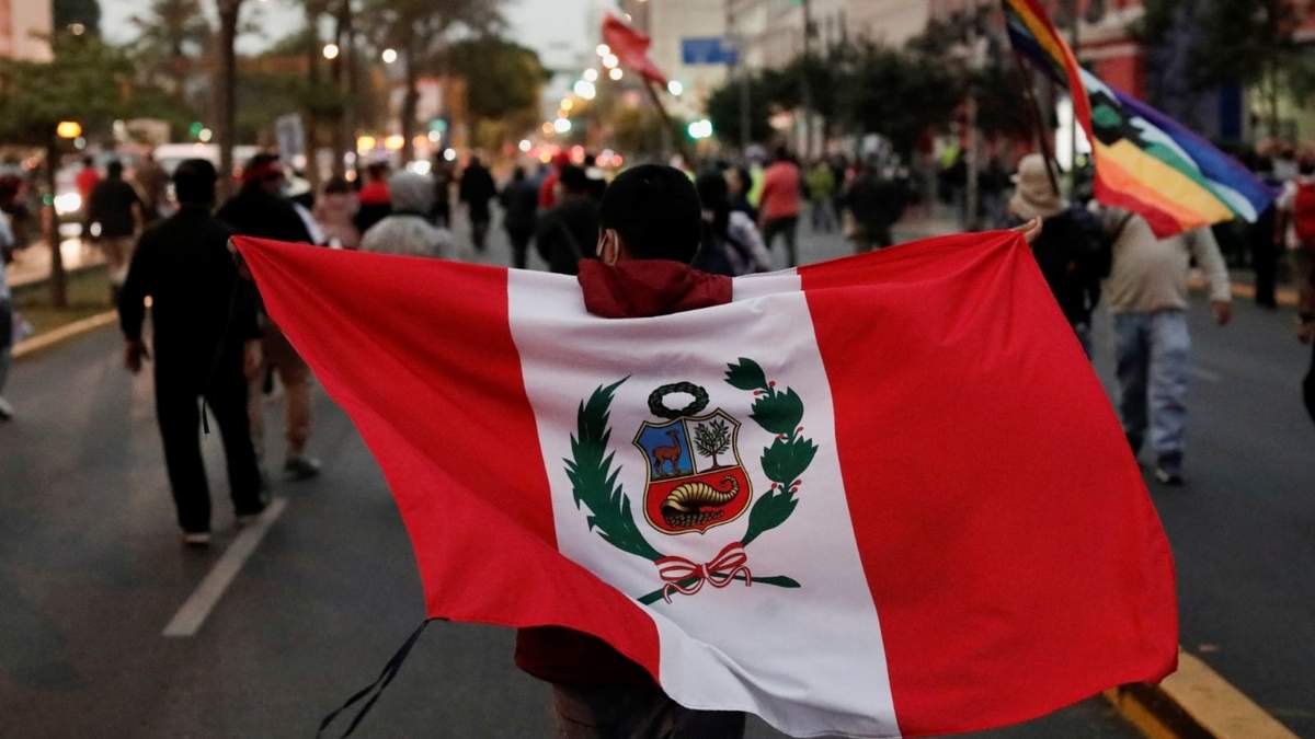 Protestas sociales en Perú. Fuente: (Twitter)