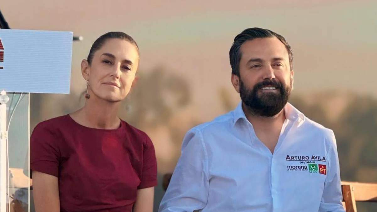 Claudia Sheinbaum con Arturo Ávila