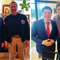 Samuel García ahora va a California y posa con estrellas de Hollywood