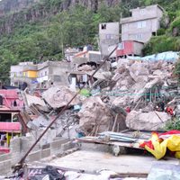 Por riesgo, 126 viviendas tienen que ser desalojadas en el Cerro del Chiquihuite