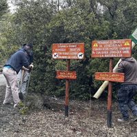 Repudian pintadas en el Cerro Impodí y denuncian grave daño ambiental
