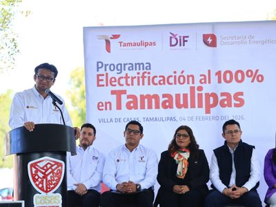 Arranca el Programa de Electrificación al 100% en Tamaulipas