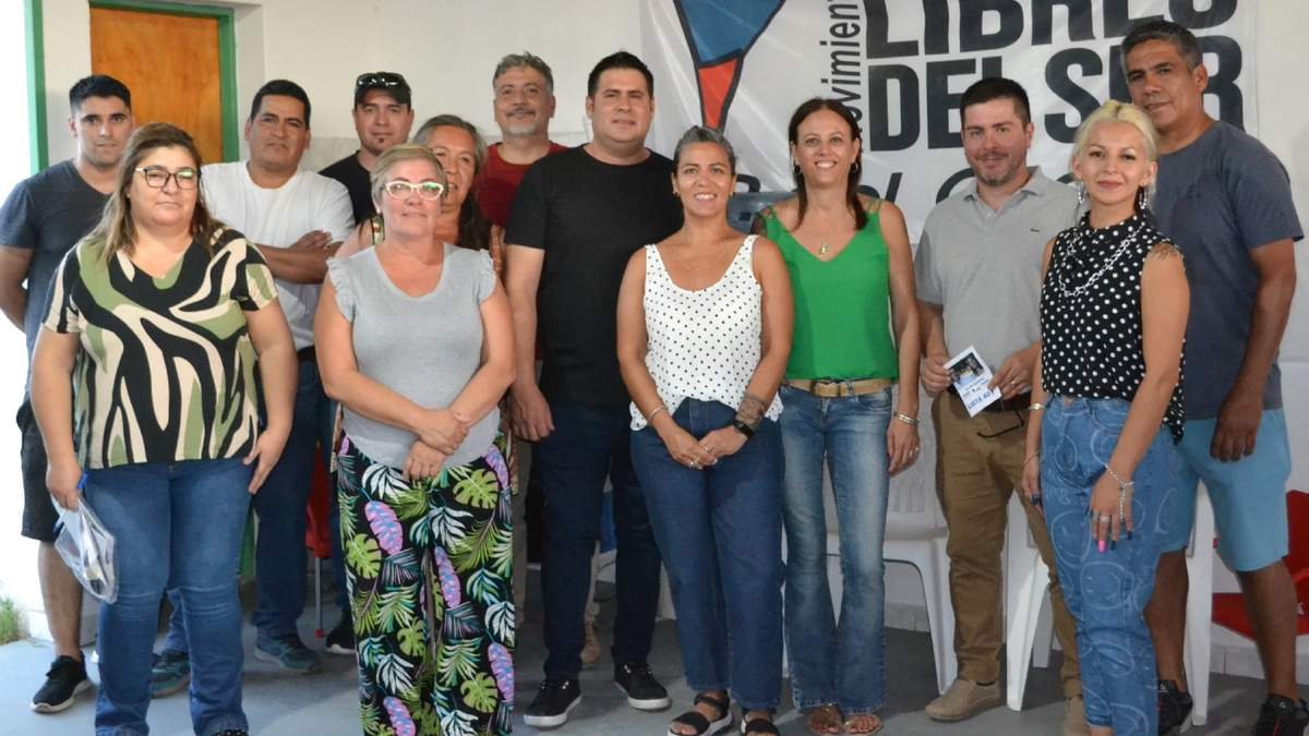 Candidatos de Libres del Sur en San Patricio del Chañar. Fuente:(Twitter)