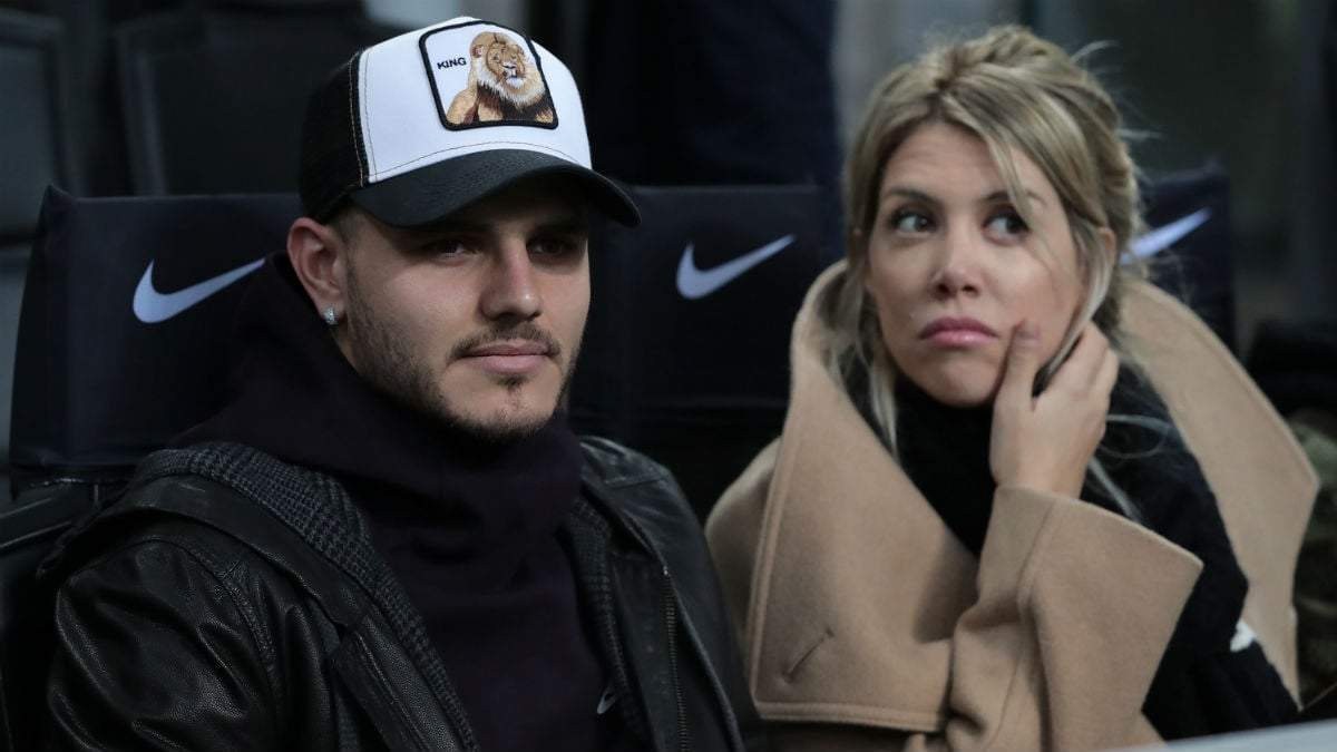 Mauro Icardi y Wanda Nara. Fuente: (Instagram)