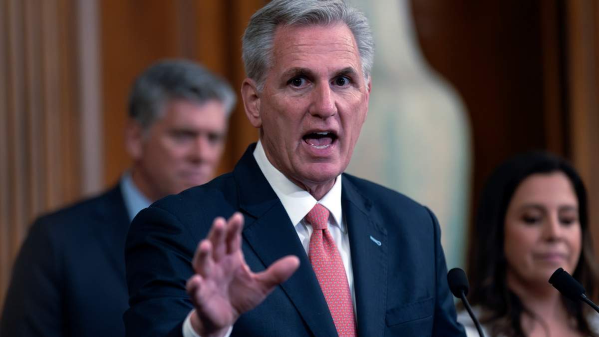 El presidente de la Cámara de Representantes, el republicano Kevin McCarthy