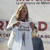 Al mero estilo priista, Marina del Pilar Ávila se regista como candidata de Morena para BC