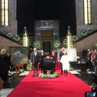 Con la 'Marcha Zacatecas”, despiden a Rafael Coronel en Bellas Artes