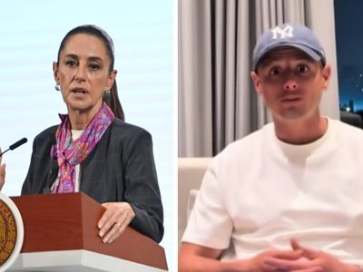 Sheinbaum critica declaraciones del "Chicharito": "Es una idea muy machista"