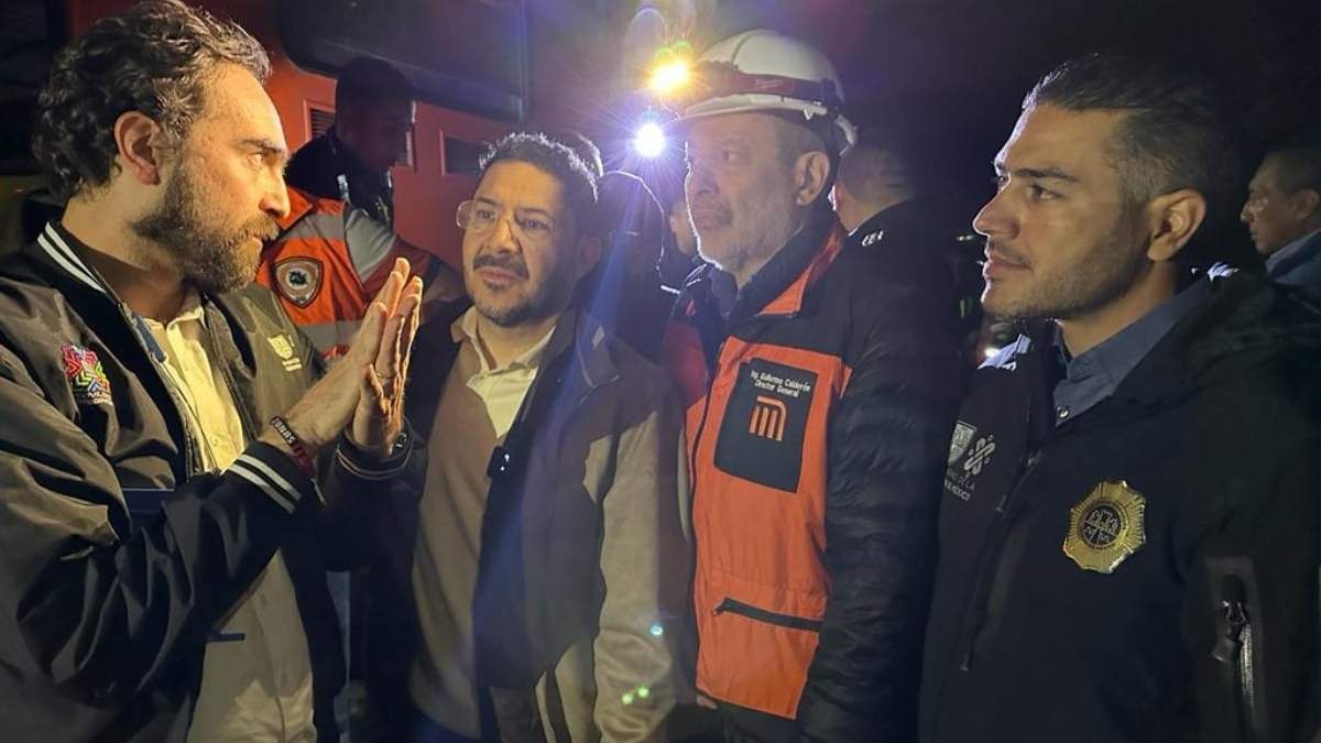 Andrés Lajous, Martí Batres, Guillermo Calderón y Omar García Harfuch