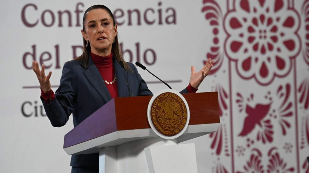 La presidenta Claudia Sheinbaum