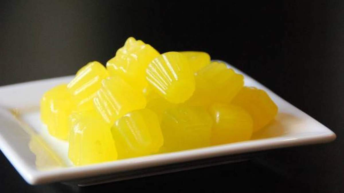 Gomitas caseras de jengibre, limón y miel. Fuente: (X)
