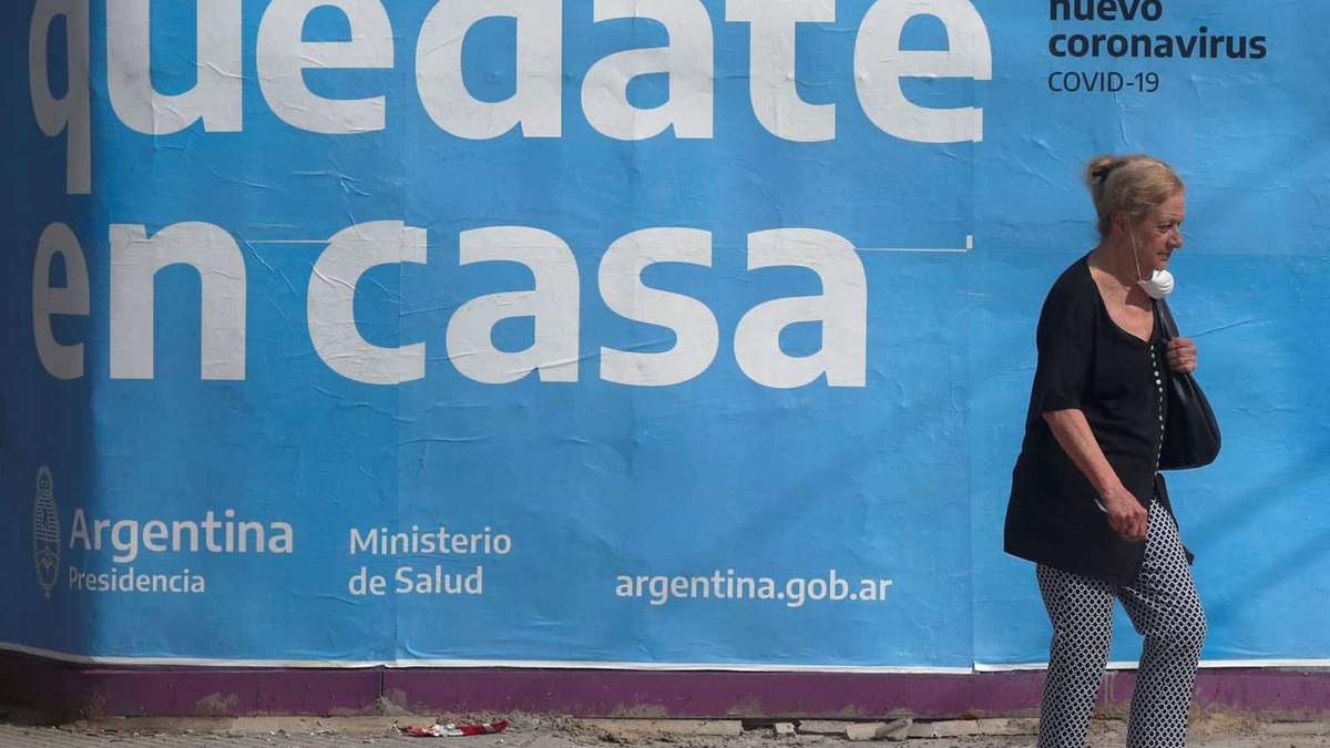 Argentina en cuarentena. Fuente: (Twitter)